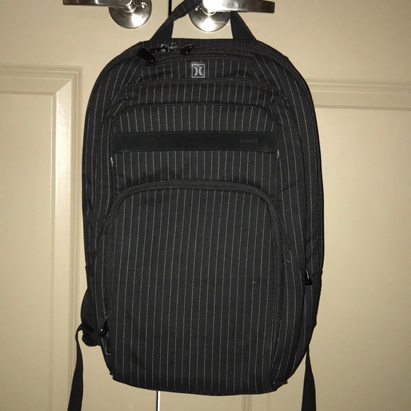 black hurley backpack